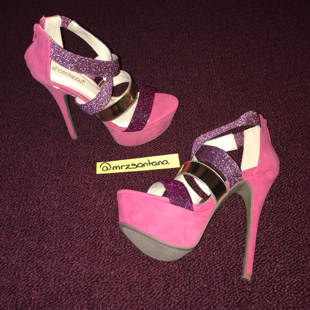 Brand New! 'Anny' Sexy Quad Colored Heels Sz. 7.5